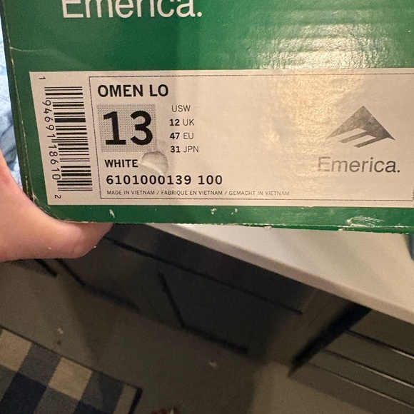 Emerica Cream Canvas Sneakers with G6 Foam